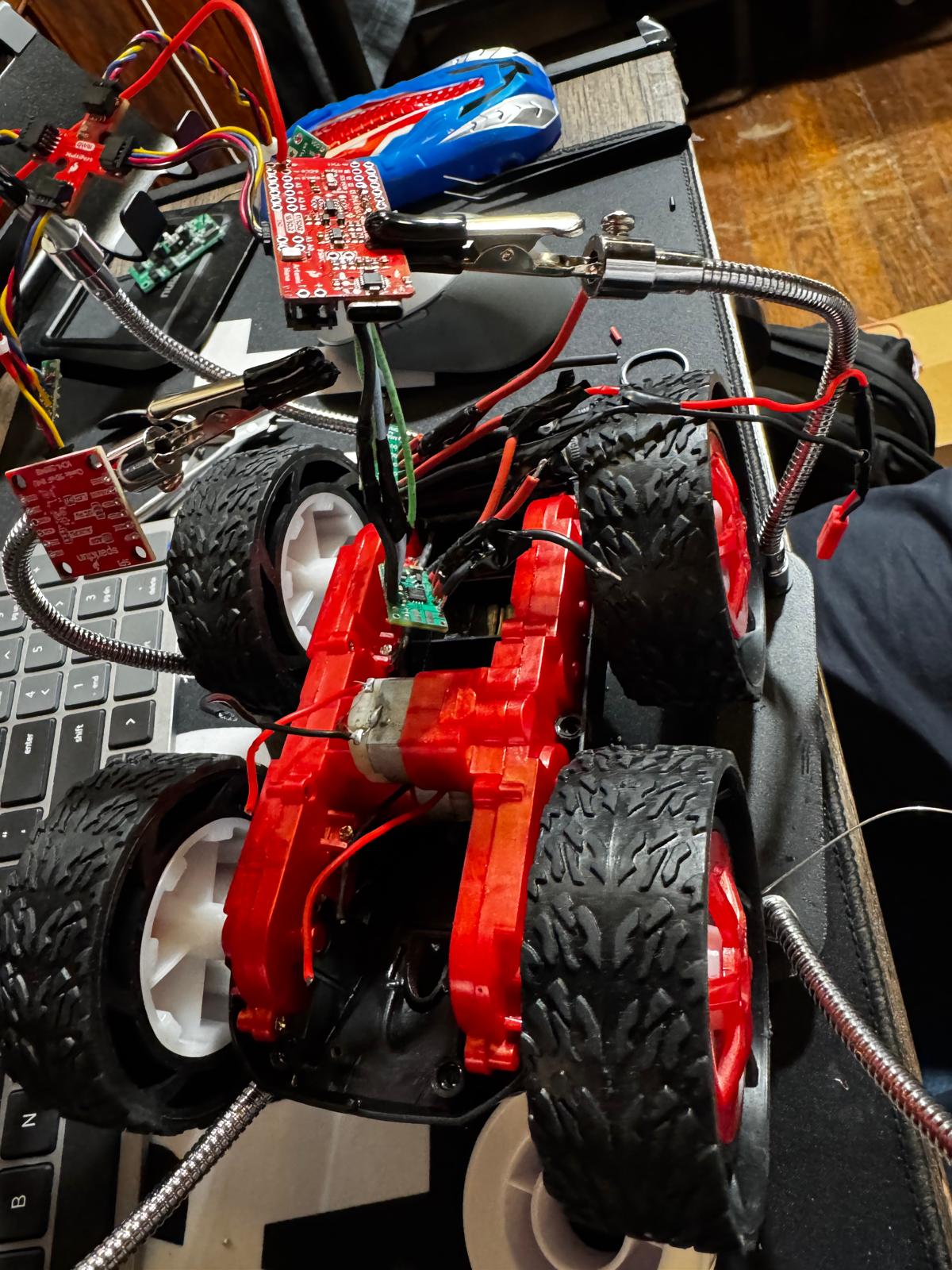 Soldering motor drivers